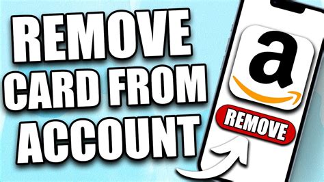 How To Remove Credit Card From Amazon Account Youtube