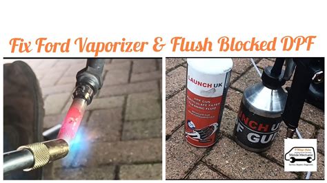 Ford Transit Mk Dpf Cleaning Blocked Vaporizer Repair Youtube