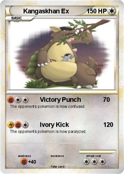 Pokémon Kangaskhan Ex - Victory Punch - My Pokemon Card