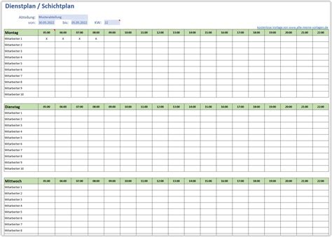 planerio dienstplan