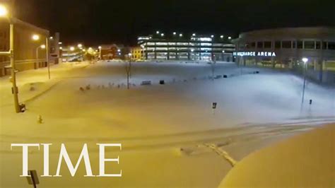 Time Lapse Video Shows Record Breaking Snowfall In Erie Pennsylvania