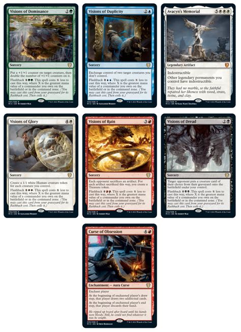 Mtg Reveal Exclusive Commander Cards In Innistrad Midnight Hunt Set And Collector Boosters