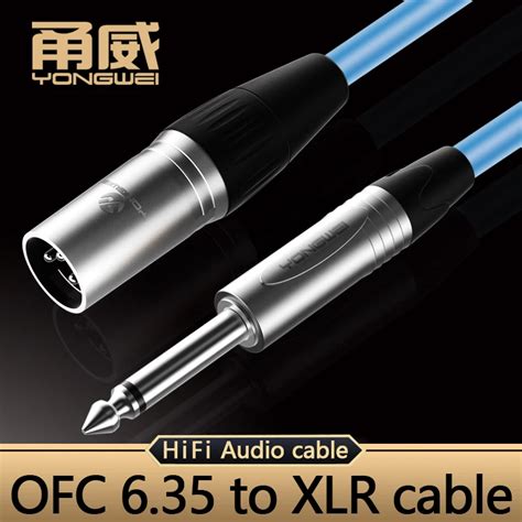 Yongwei Cable De Micr Fono Xlr De Pines A Jack De Mm Ts Cable