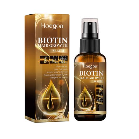 Hoegoa Biotin Dense Hair Spray Nourishing Strong Thick Hair Solid Hair Anti Hair Loss Hair Care