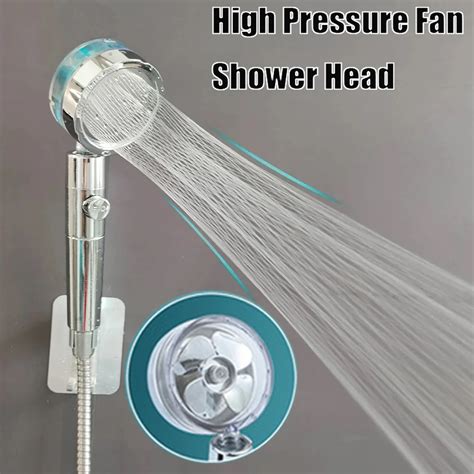 Propeller Shower Head Rainfall High Preassure With Fan Water Saving