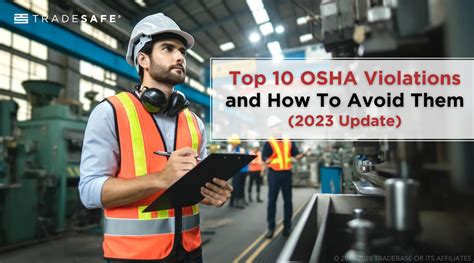 Top 10 Osha Violations And How To Avoid Them Tradesafe