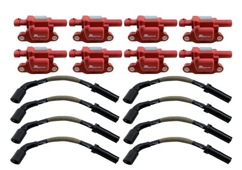 8 Ignition Coil Packs 10mm Spark Plug Wires For Corvette Z06 Camaro