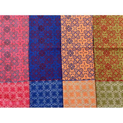 Jual Kain Katun Halus Motif Batik Meteran Shopee Indonesia