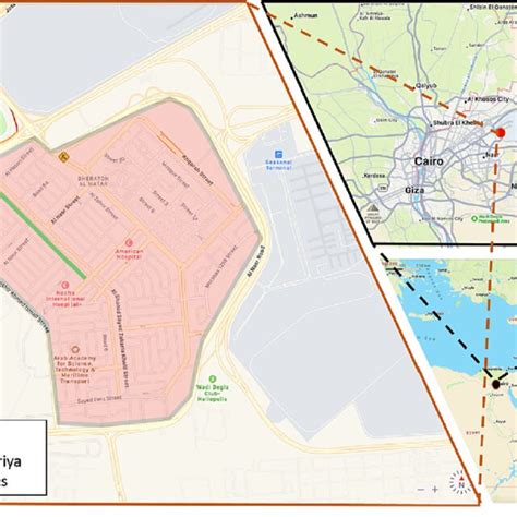 Sheraton Heliopolis And The Selected Streets Within The Affected Noise