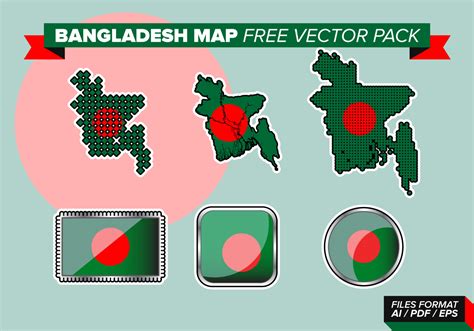 Bangladesh Map Free Vector Pack Vector Art At Vecteezy