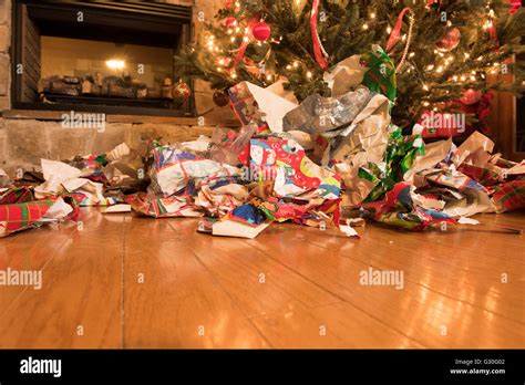 Opened Christmas Presents High Resolution Stock Photography And Images