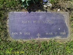 Amy Anderson Whitlock 1932 1985 Mémorial Find a Grave