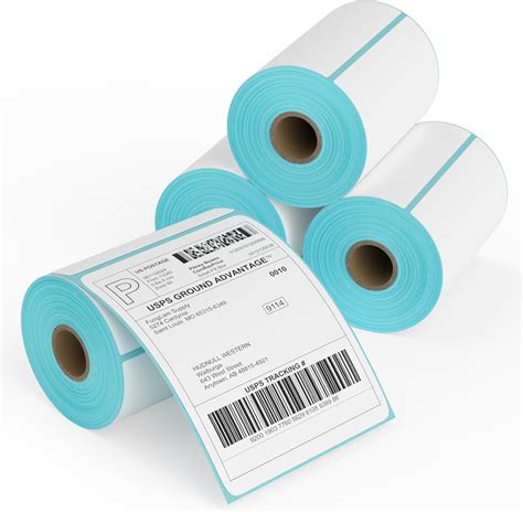 Amazon FungLam 4 Rolls 4x6 Direct Thermal Printer Labels 1000