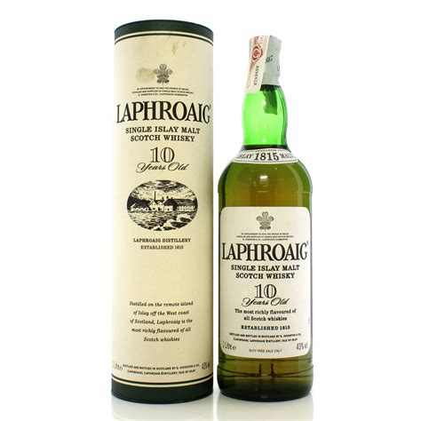 Laphroaig 10 Year Old Auction A71734 | The Whisky Shop Auctions