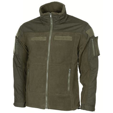 MFH Defence bunda taktická fleece COMBAT ZELENÁ MILITARYSKLAD CZ