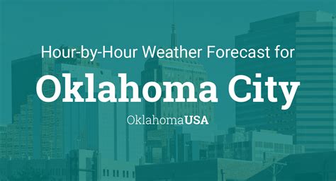 Hourly forecast for Oklahoma City, Oklahoma, USA