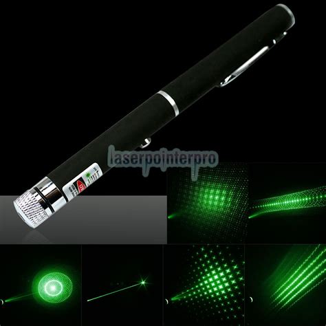 5 in 1 50mW 532nm Mid-open Kaleidoscopic Green Laser Pointer Pen ...