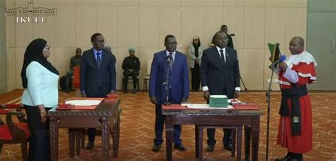 President Samia Administers Oaths Of Newly Appointed Officials Daily News