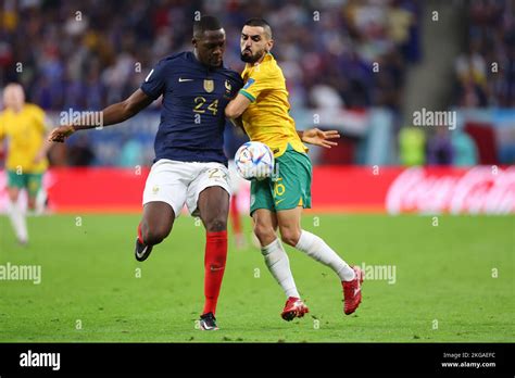 Al Wakrah Qatar 22nd Nov 2022 L To R Ibrahima Konate Fra Aziz