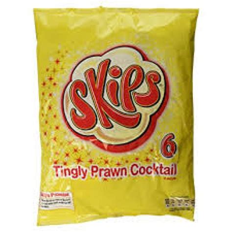 Skips Prawn Cocktail Flavour 6pk British Pantry