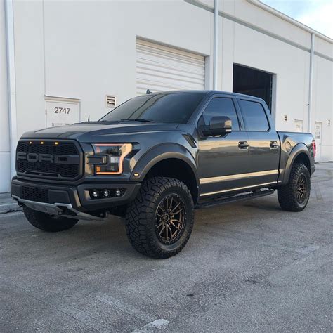 Ford F Raptor Grey Fuel Off Road Rebel D Wheel Front