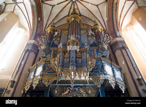 Famous Baroque Pipe Organ In Gothic Archcathedral Basilica Of The