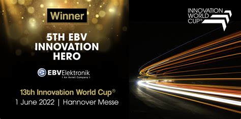 THE 5TH EBV INNOVATION HERO ANNOUNCED AT HANNOVER MESSE 2022