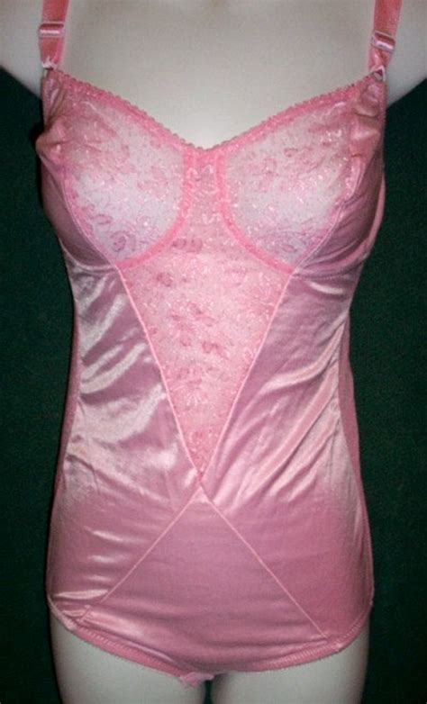 Vintage New Glamorise Moderate Control Body Briefer Orange B Etsy