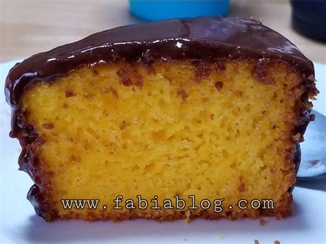 Bolo De Cenoura Fofinho