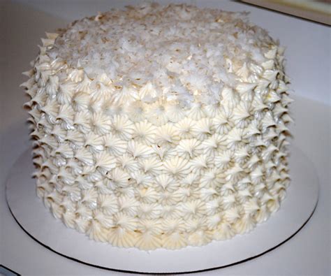 Coconut Cake with cream cheese coconut frosting – Jamie Cakes