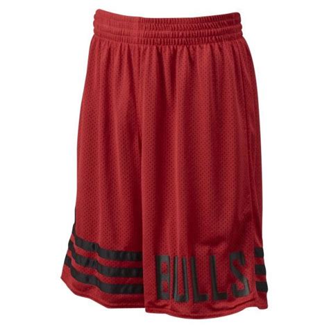 Adidas Short Nba Bulls Summer Run Reversible Rojo Negro