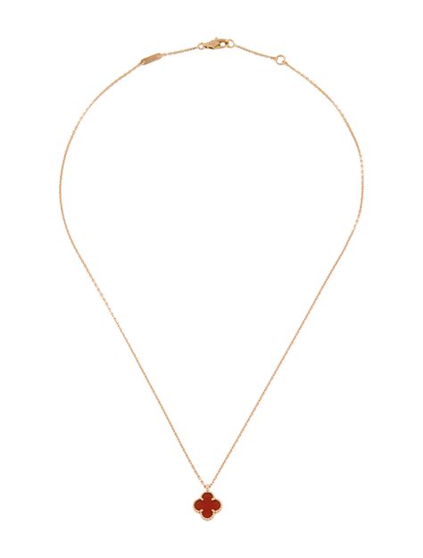 Van Cleef & Arpels Sweet Alhambra Pendant Necklace - 18K Rose Gold ...