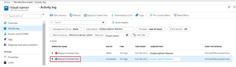 Azure Monitor Logs In Azure Backup Azure Backup Microsoft Learn