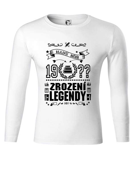 Zrození legendy pro učitele Tričko Progress s dlouhým rukávem