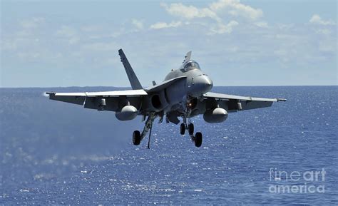 An Fa C Hornet Approaches The Flight Photograph By Stocktrek Images