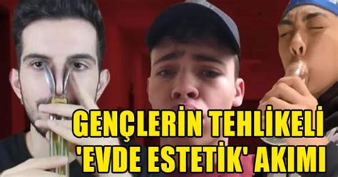 Gen Lerin Tehlikeli Evde Estetik Ak M