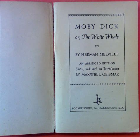 Moby Dick Abridged Edition For Modern Readers By Herman Melville