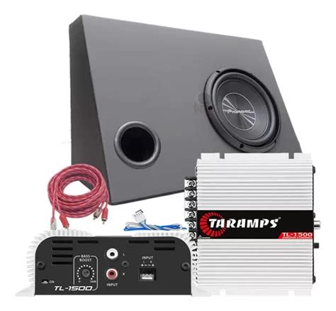 Caixa Sub Pioneer Para Pick up F250 F350 10 Mod Tl 1500x3 Frete grátis