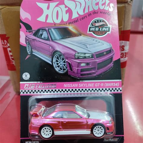 Jual Hot Wheels Rlc Nissan Skyline Gt R Bnr34 R34 Pink Spectraflame