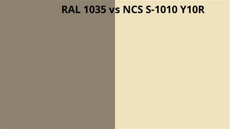 Ral 1035 Vs Ncs S 1010 Y10r Ral Colour Chart Uk