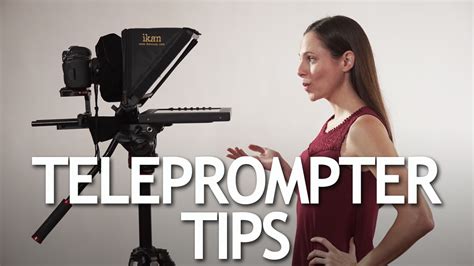 TELEPROMPTER TIPS ON HOW TO USE ONE YouTube