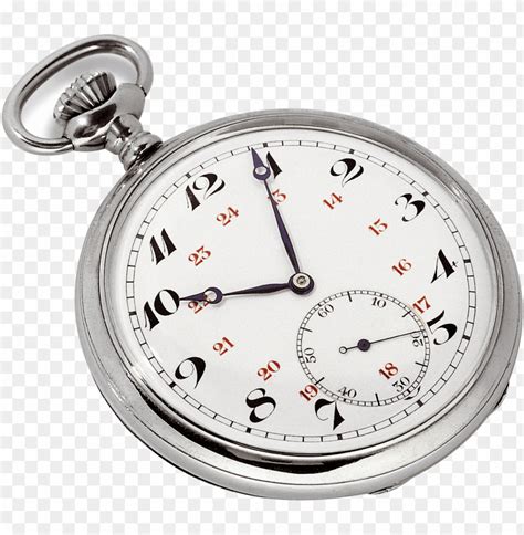 Pocket Watch Clock Time PNG Clip Art Transparent Background