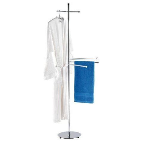 Wenko Porte Serviette Salle De Bain Sur Pied Barres Porte Serviette