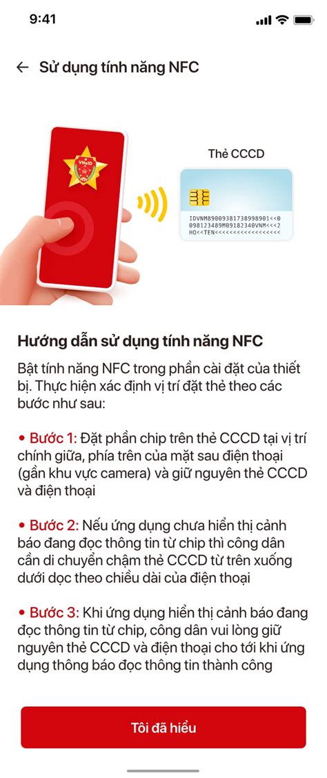 Hướng dẫn đăng nhập VNeID trên smartphone mới