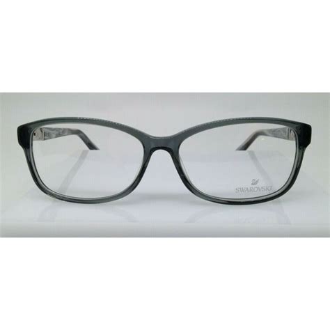 Swarovski Foxy Sw 5155 Smoke Grey 020 Plastic Eyeglasses Frame 53 14 140 Sk5155 On Ebid United