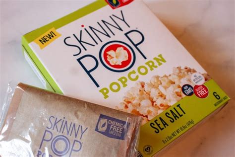 Skinny Pop Microwavable Popcorn Review The Vegan S Pantry