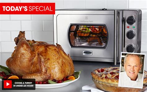 (HSN) Wolfgang Puck Rapid Pressure Oven with Rotisserie and 3 Bonuses ...