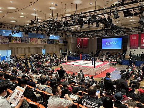 ブッチャー on Twitter 東京ドームの前に後楽園ホール 久々の東京女子プロレス観戦 tjpw