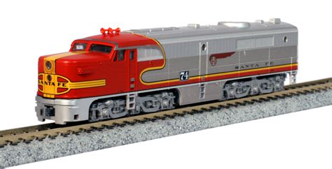 Kato 176 4121 Dcc N Santa Fe Warbonnet Alco Pa 1 Diesel Locomotive 74l