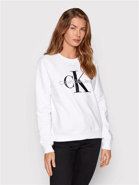 Свитшот женский Calvin Klein Jeans J20J219140-YAF L Белый ...